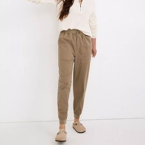 Madewell Khaki Drawstring Jogger Pants